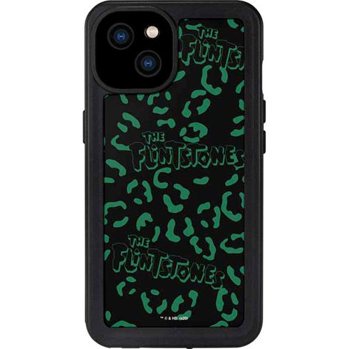 The Flinstones The Flintstones Pattern iPhone 15 Plus Waterproof Case